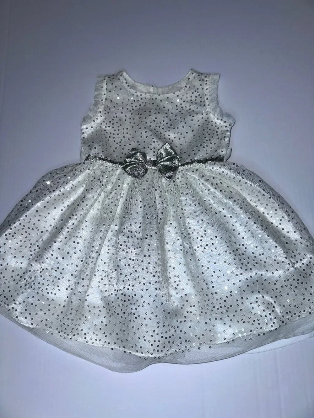 Jona Michelle Toddler Girls Ivory & GOLD sequin sparkle Dress Size 2T